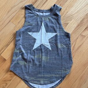Camouflage Tank Top - with white star